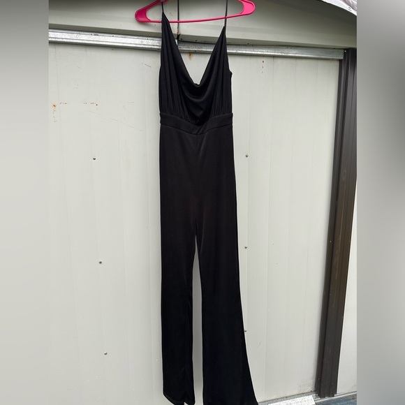 NEW MISHA MOURA JUMPSUIT SIZE 2 Elegant Black - Picture 2 of 13